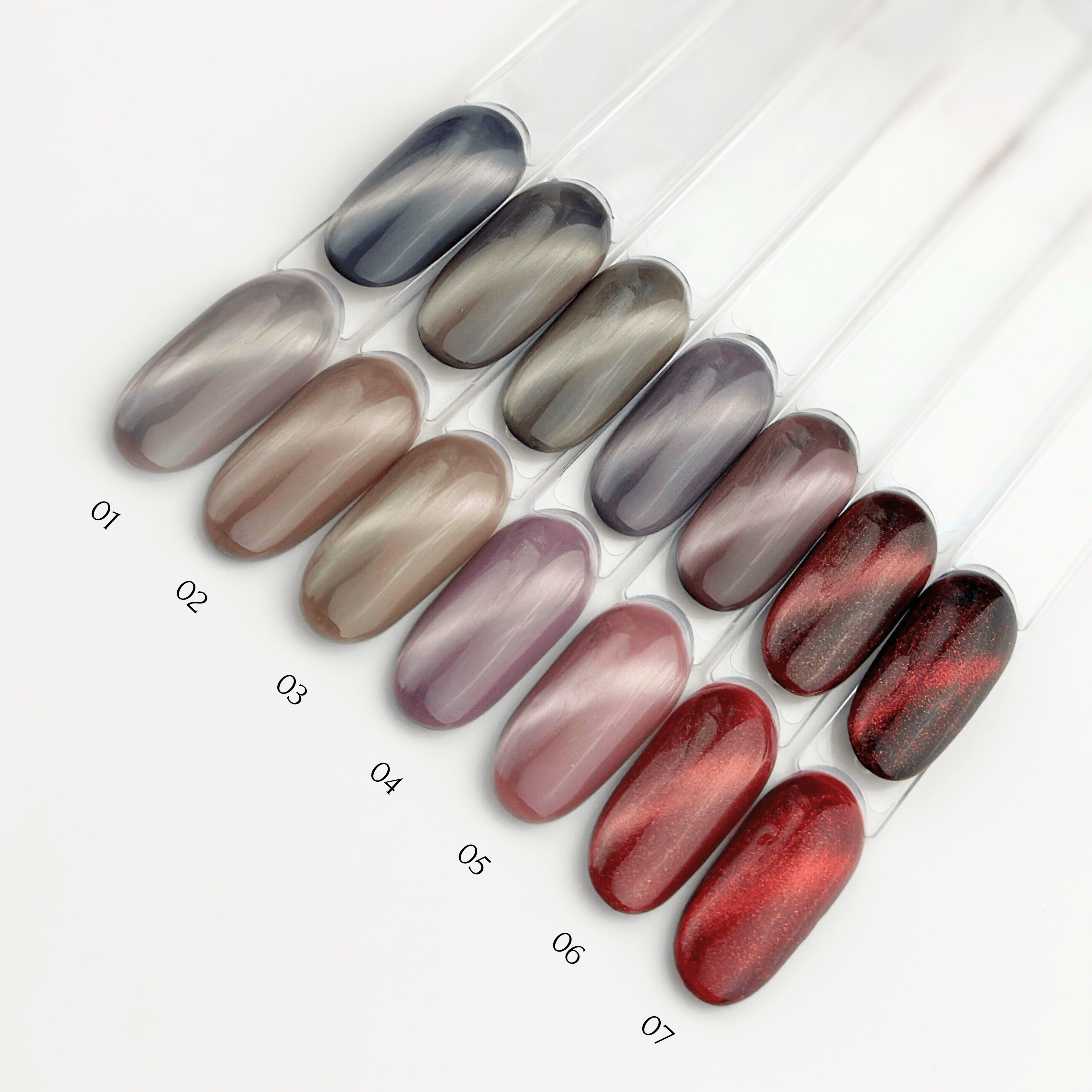 Vernis semi-permanents Cat Eye nouvelle génération — Silk Cat ALBI et Korean Cat Black Professionals, hiver 2024