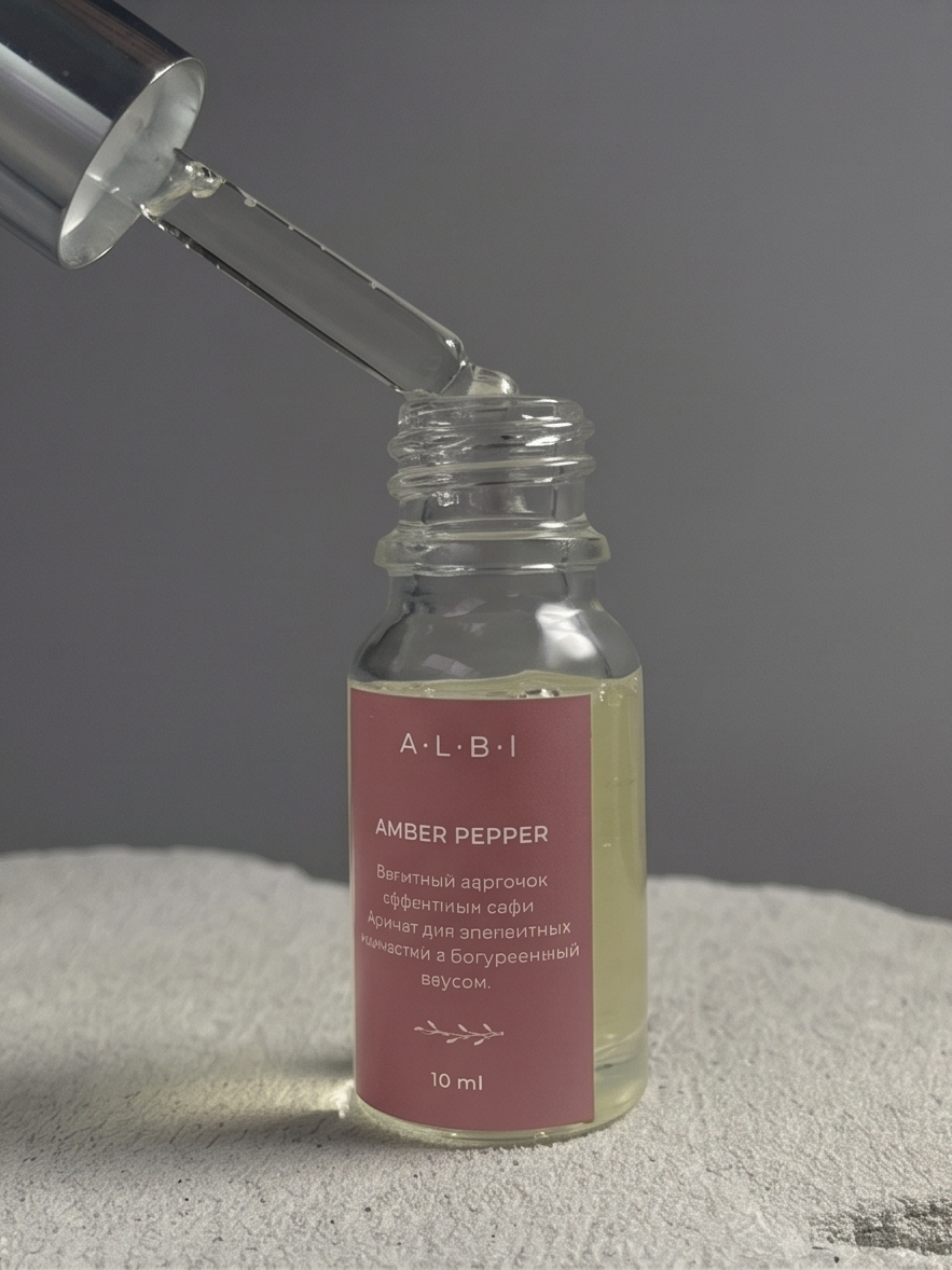 Huile sèche pour cuticules Amber Pepper ALBI - ONGLES PRO