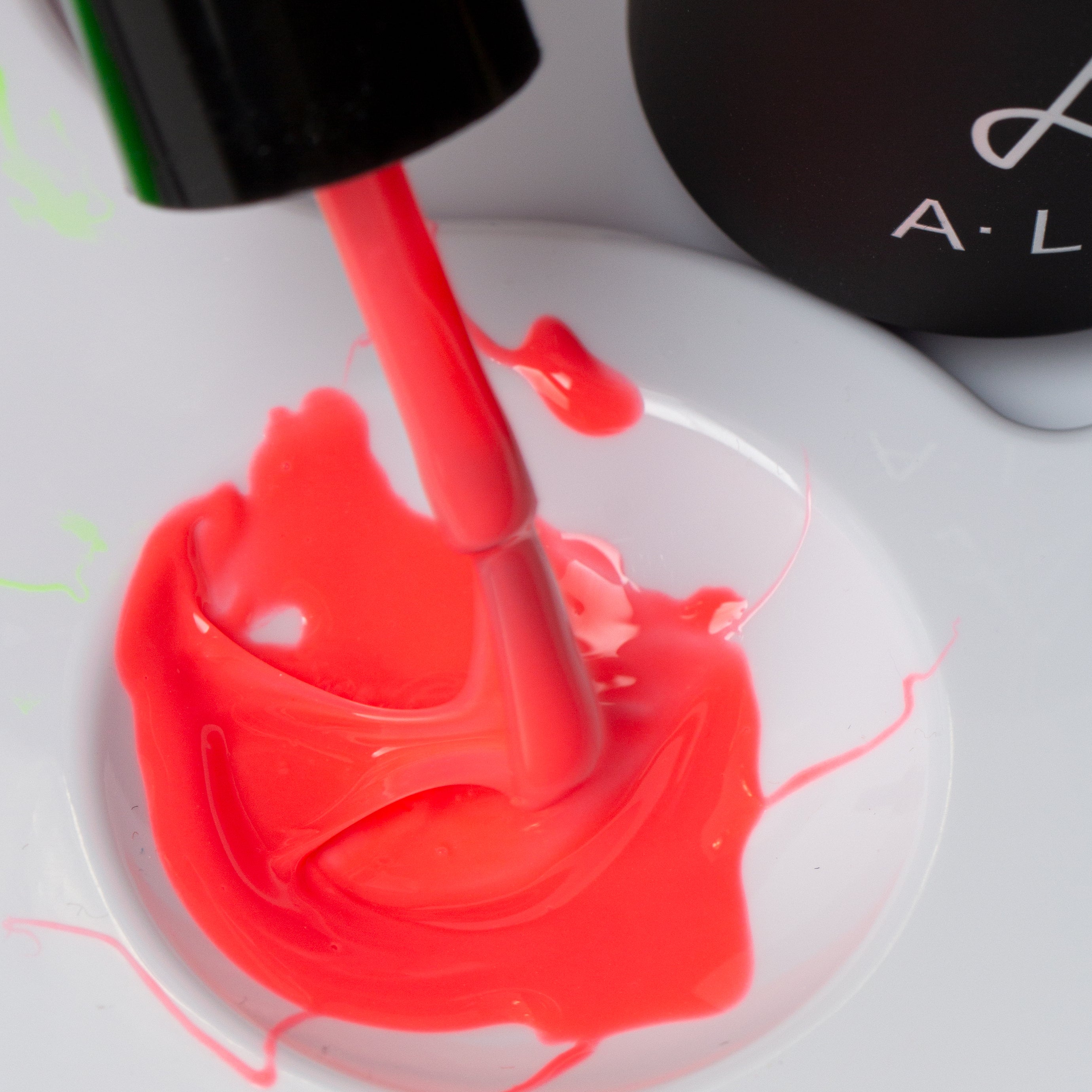 Base Rubber Neon Coral - ONGLES PRO