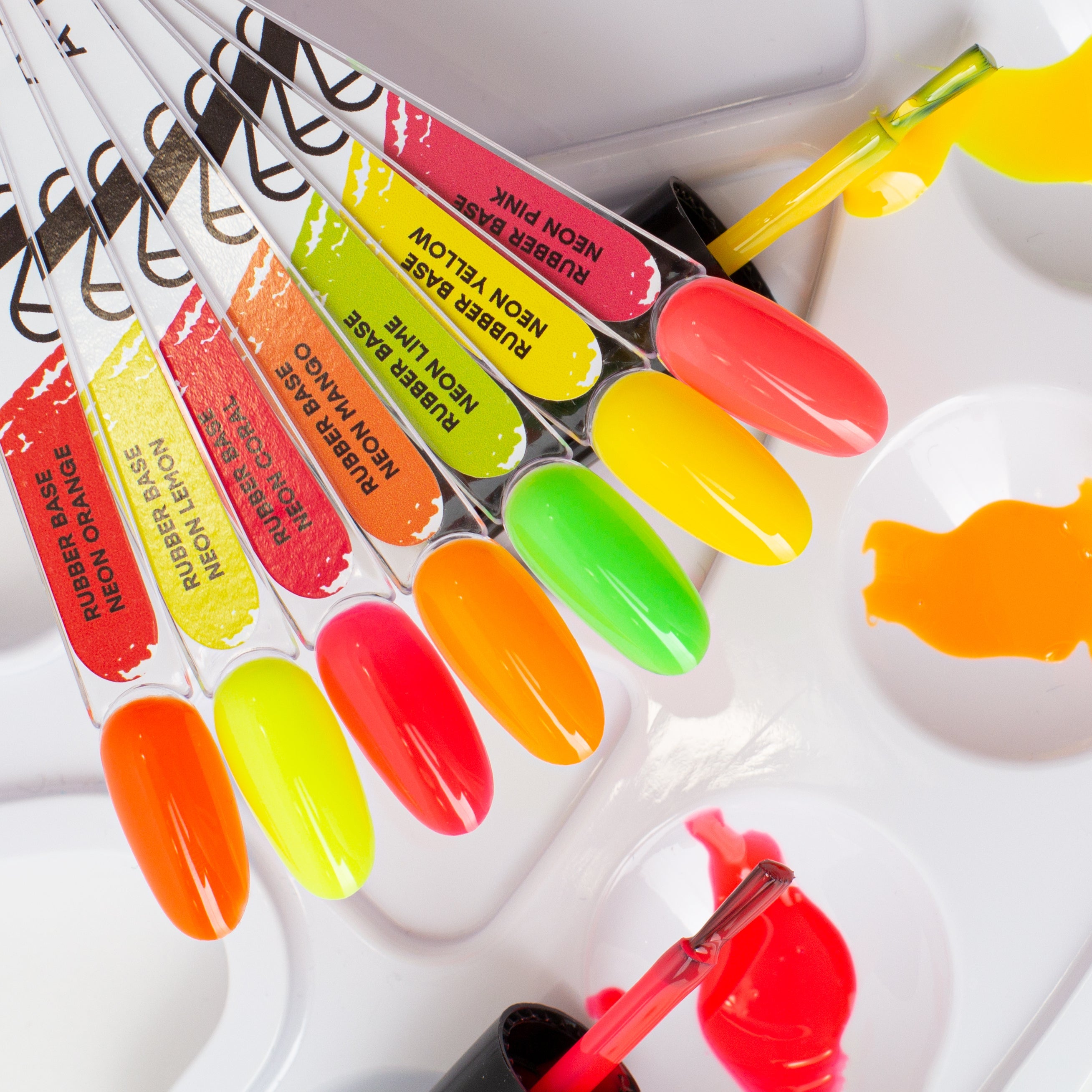 Base Rubber Neon Mango - ONGLES PRO