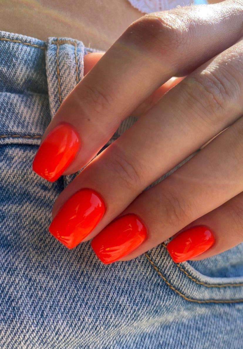 Base Rubber Neon Orange - ONGLES PRO