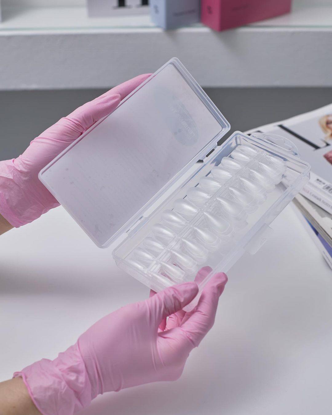 Capsules Américaines Gel x 240 Albi Amande - ONGLES PRO