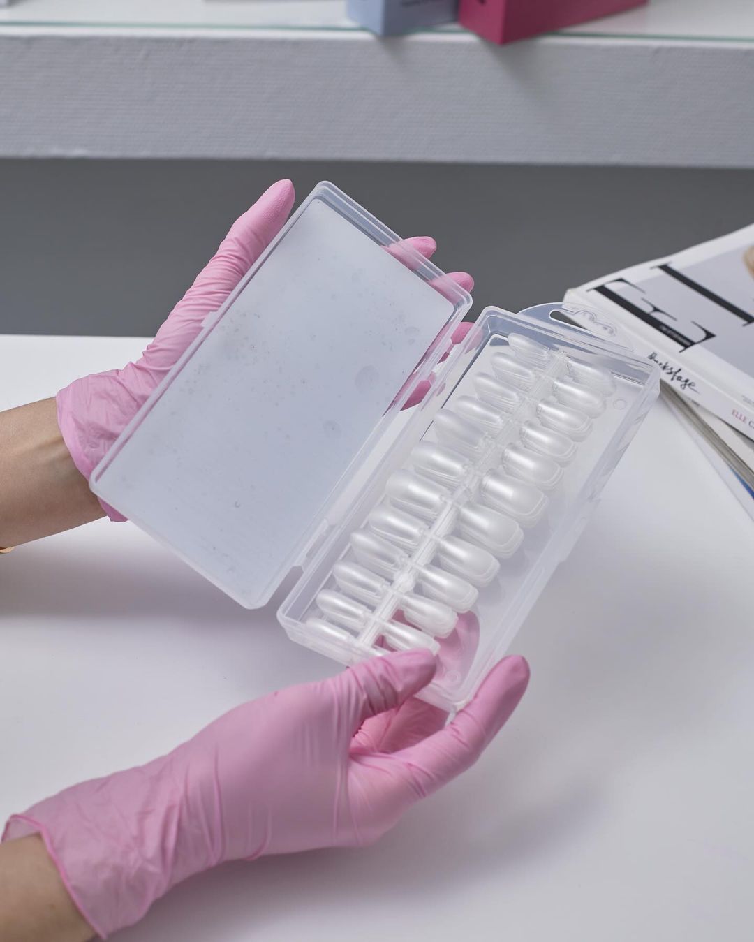 Capsules Américaines Gel x 240 Albi Carré - ONGLES PRO