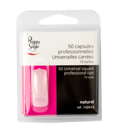 Capsules universelles carrées x50 Peggy sage - ONGLES PRO