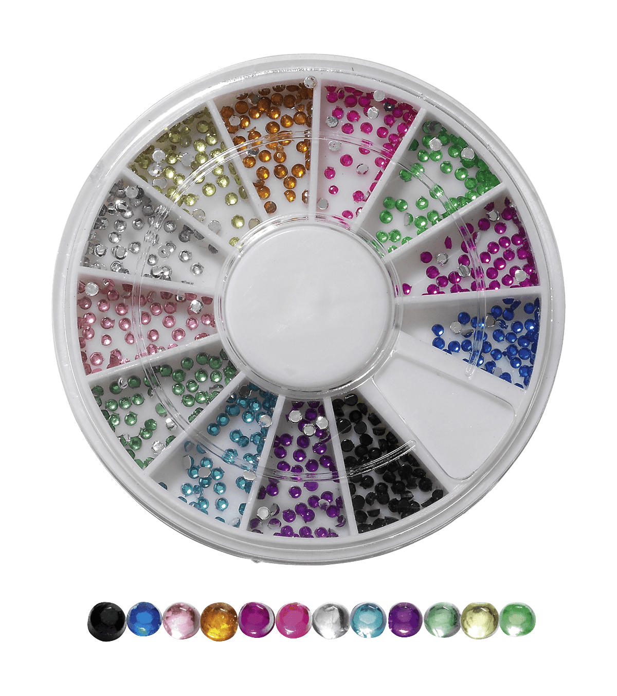 Carroussel strass colorés - jewels pour ongles - X600 - ONGLES PRO