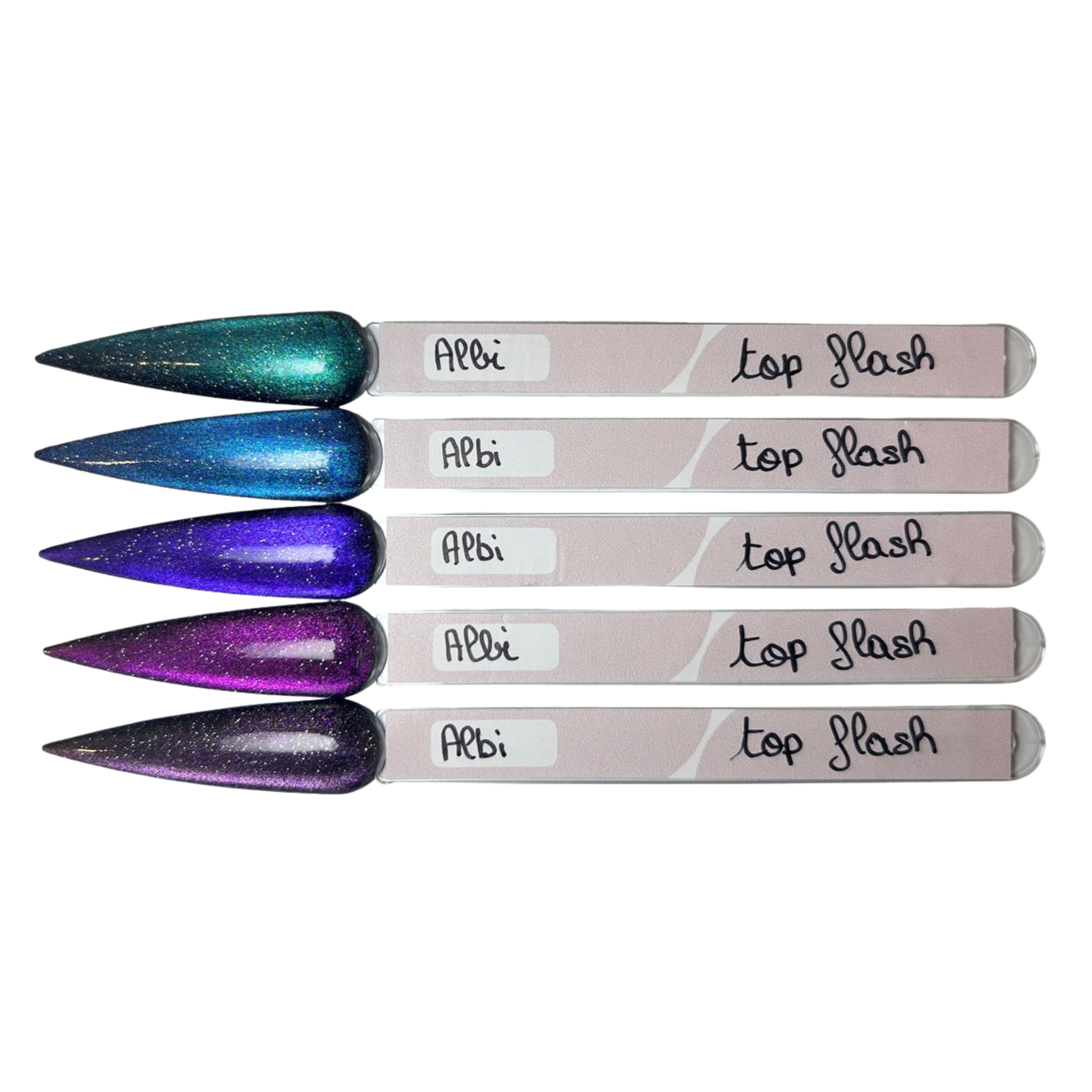 Etiquettes pour nuancier tige vierge x 10