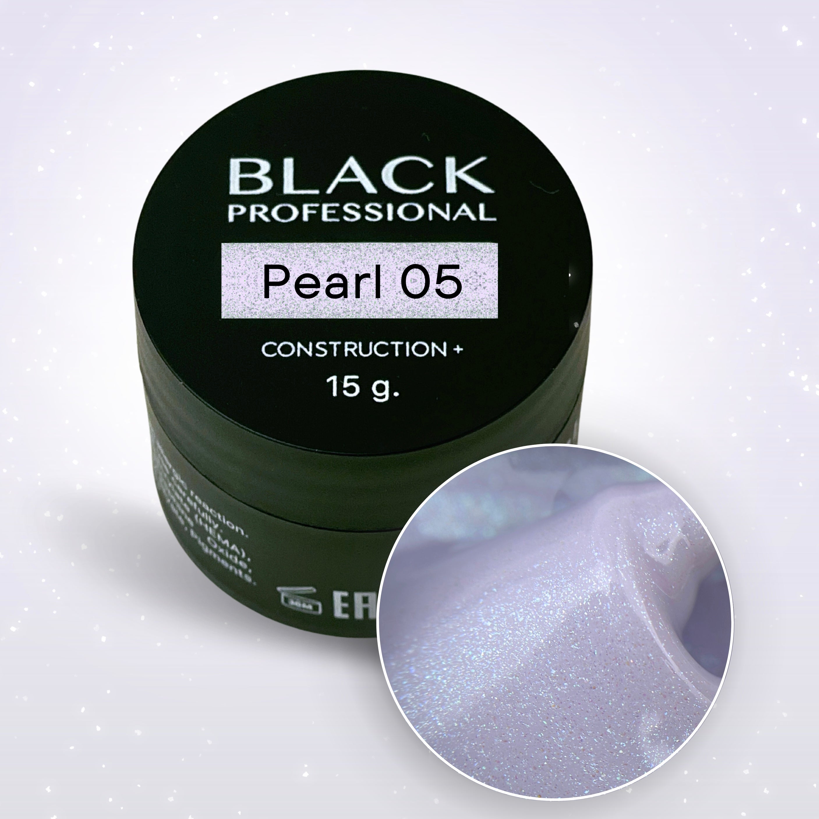 Gel de Construction Black Pearl 05 15ml - ONGLES PRO