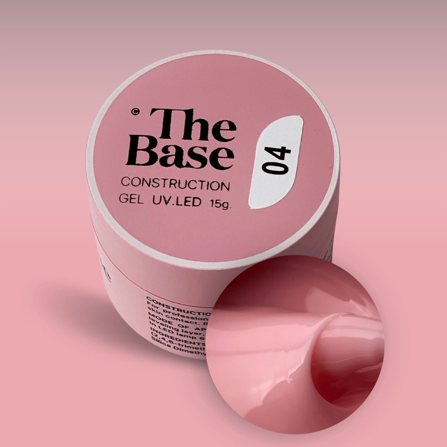 Gel de Construction The Base 04 15ml - ONGLES PRO