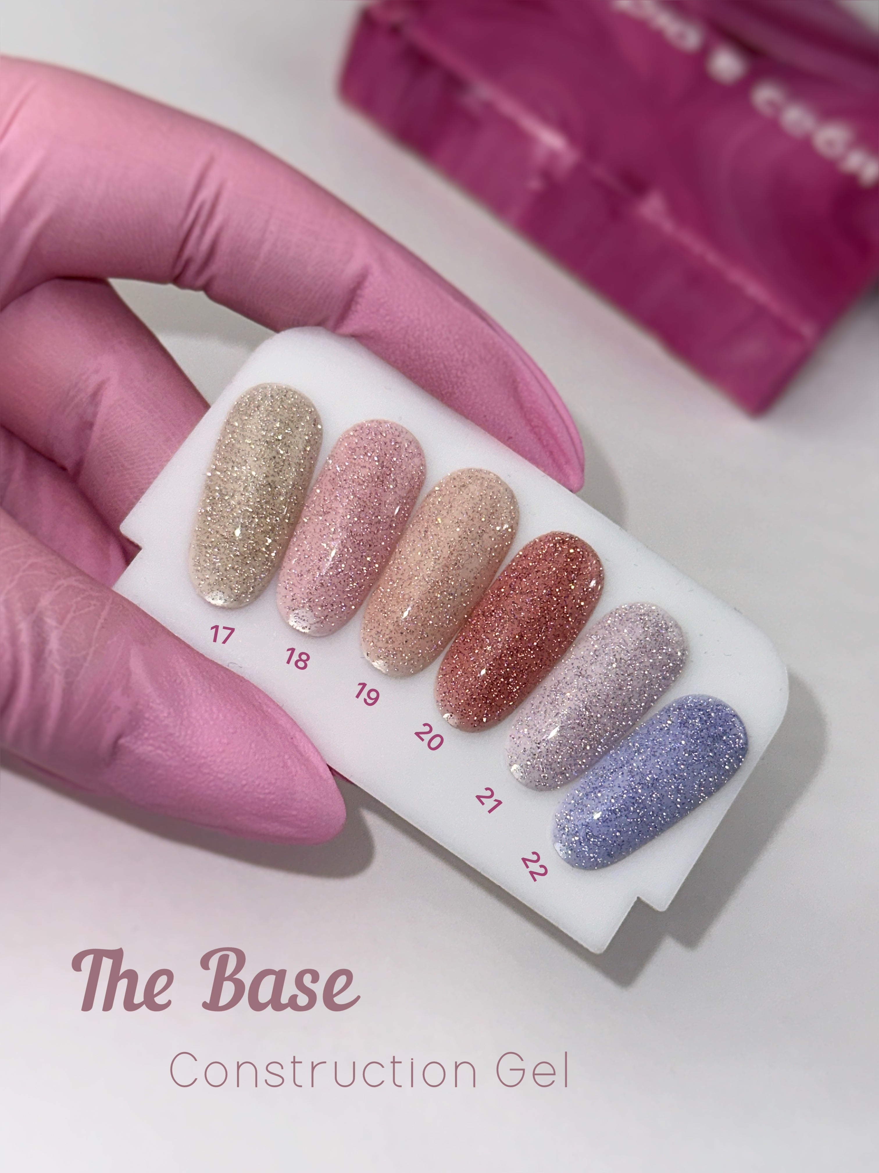 Gel de Construction The Base 19 réfléchissant 15ml - ONGLES PRO