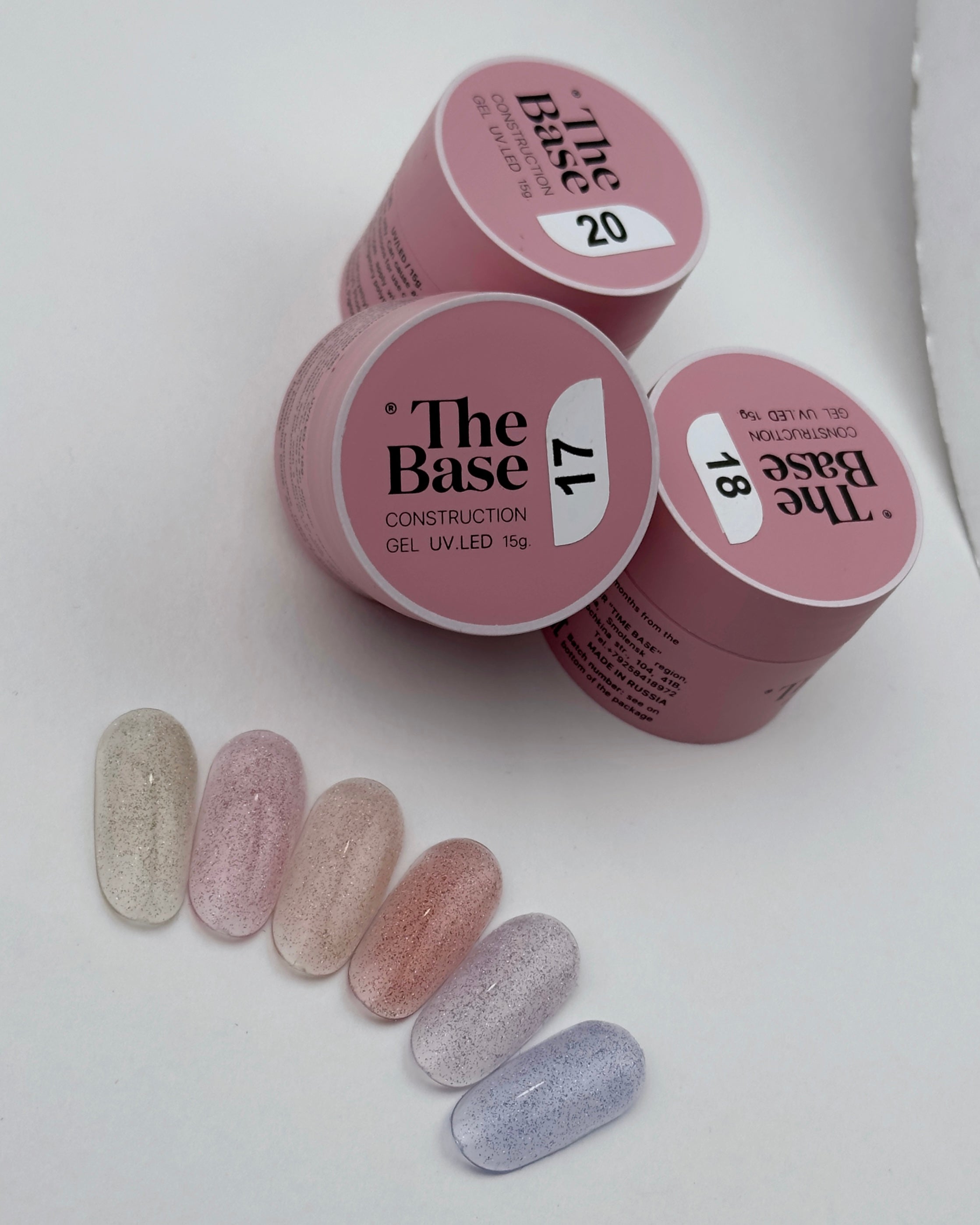 Gel de Construction The Base 19 réfléchissant 15ml - ONGLES PRO