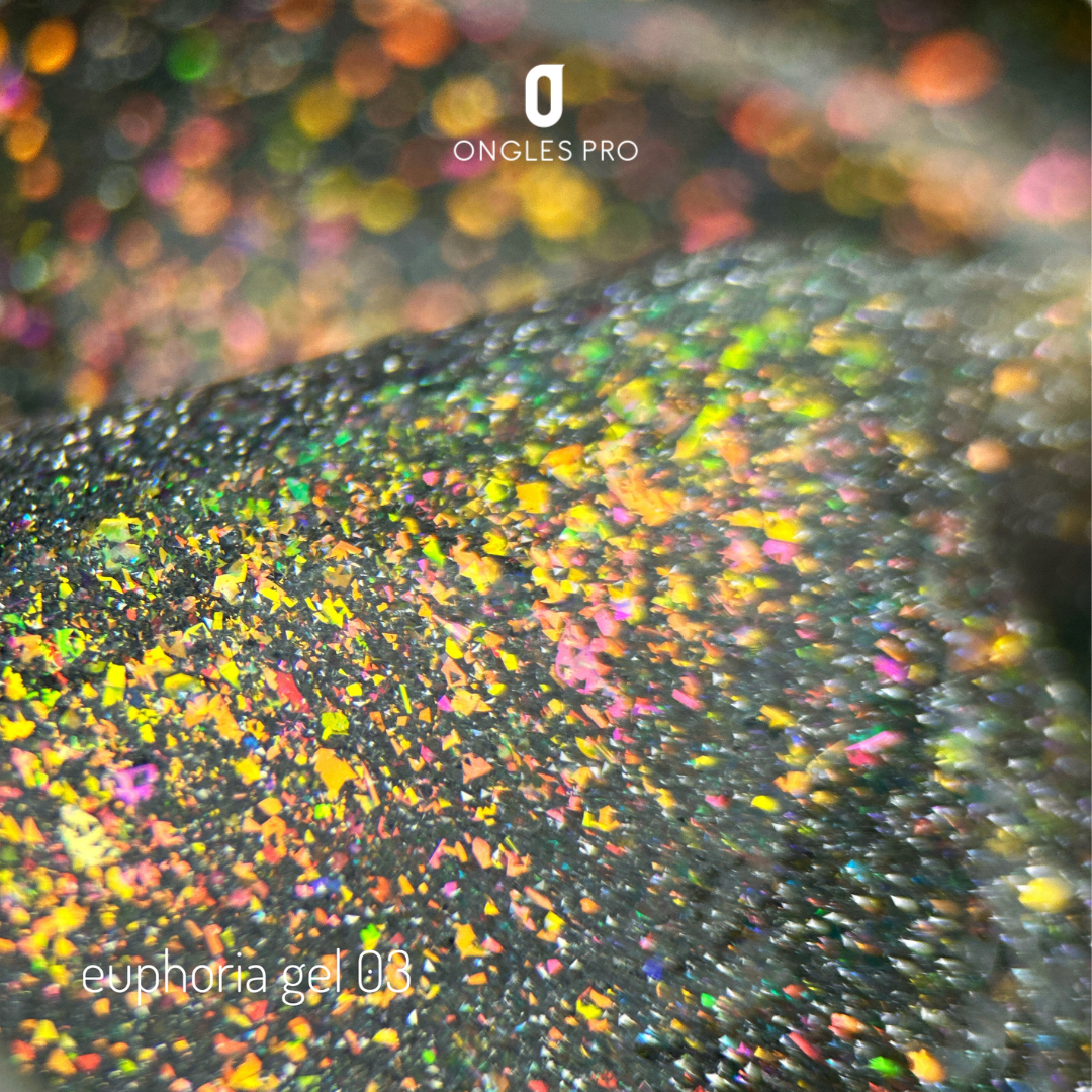 gel euphoria 3 black - ongles pro
