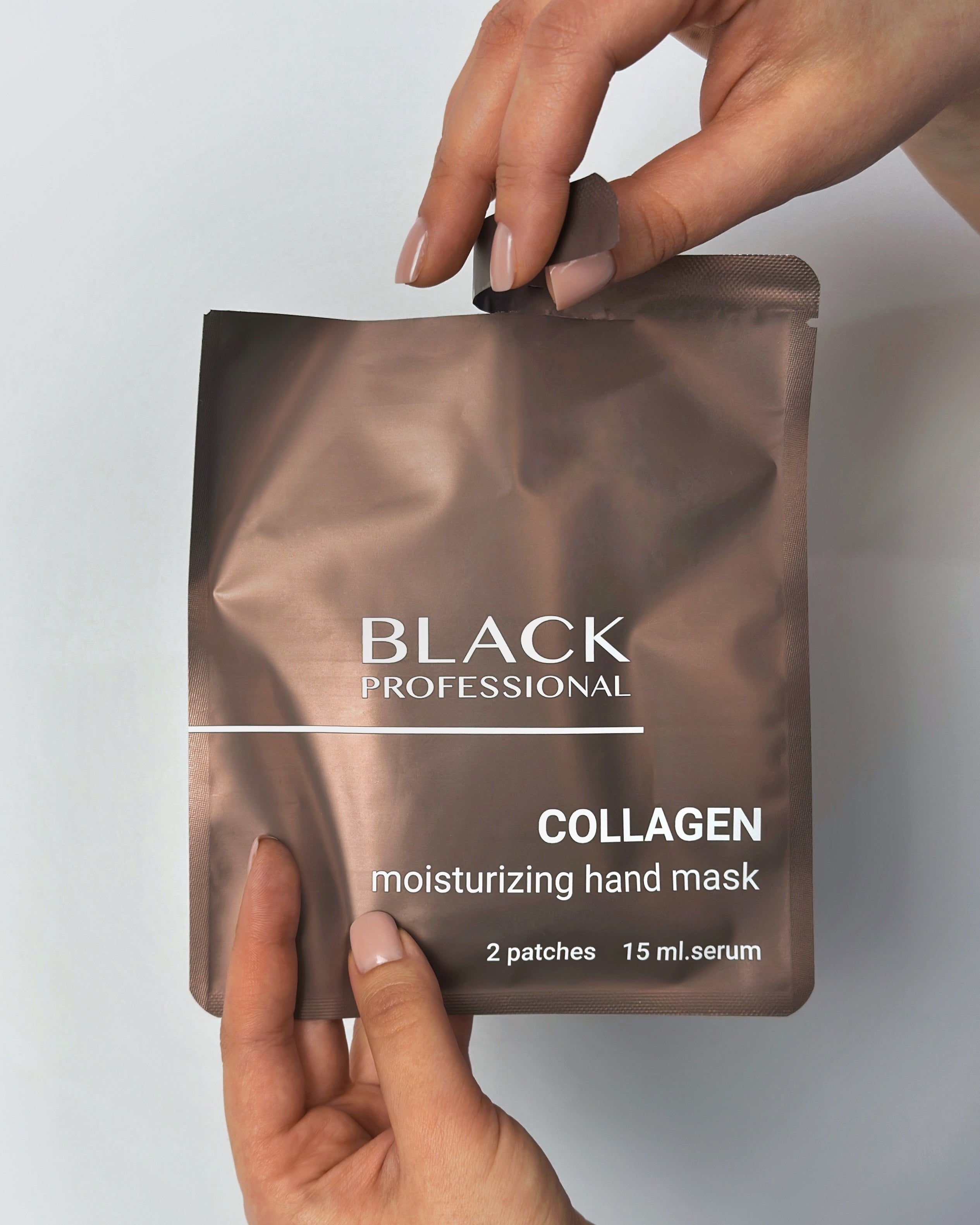 Masque Mains Hydratants & Nourrissants au Collagène Black - ONGLES PRO