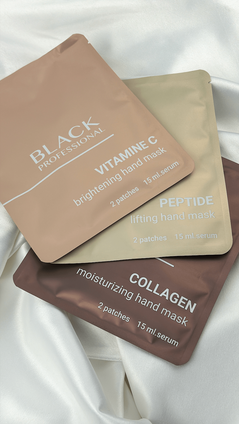 Masque Mains Hydratants & Nourrissants Peptide Black - ONGLES PRO