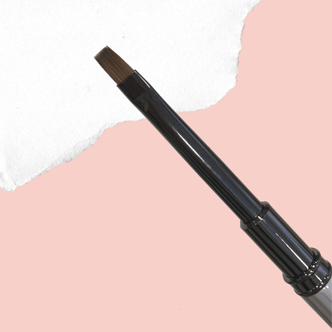 Pinceau Gel carré #4 - Kolinsky - OnglesPro - ONGLES PRO