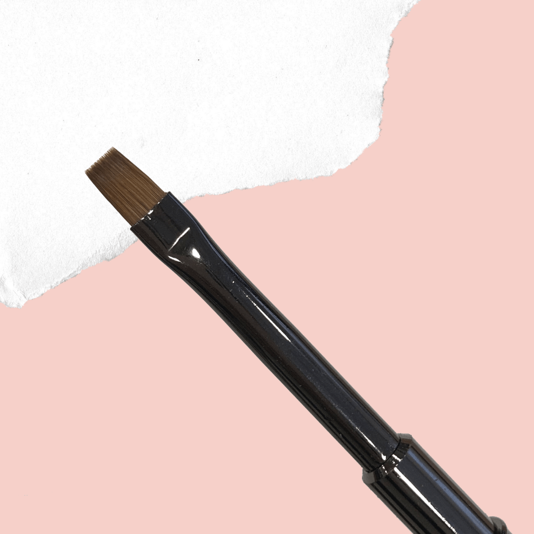 Pinceau Gel carré #6 - Kolinsky - OnglesPro - ONGLES PRO