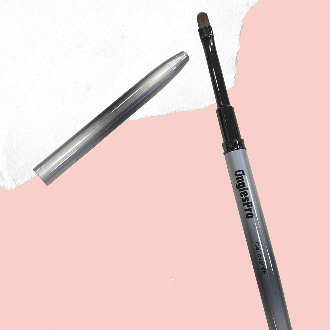 Pinceau Gel oval #6 - Kolinsky - OnglesPro - ONGLES PRO