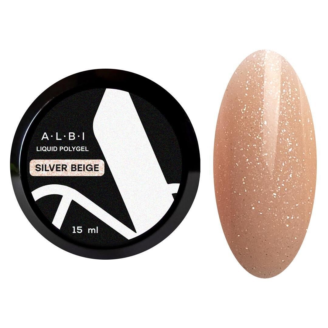 Polygel liquid Albi Silver Beige - ONGLES PRO