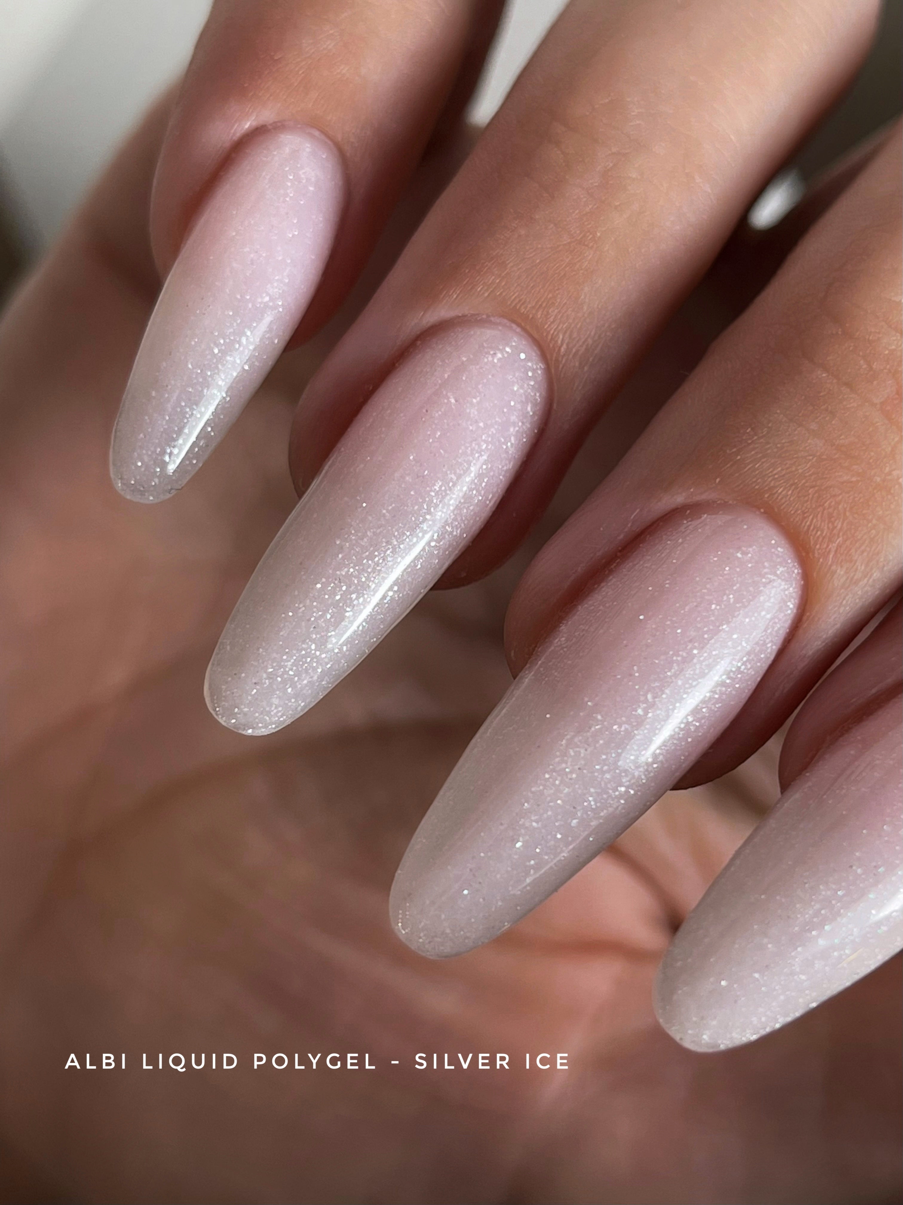 Polygel liquid Albi Silver Ice - ONGLES PRO