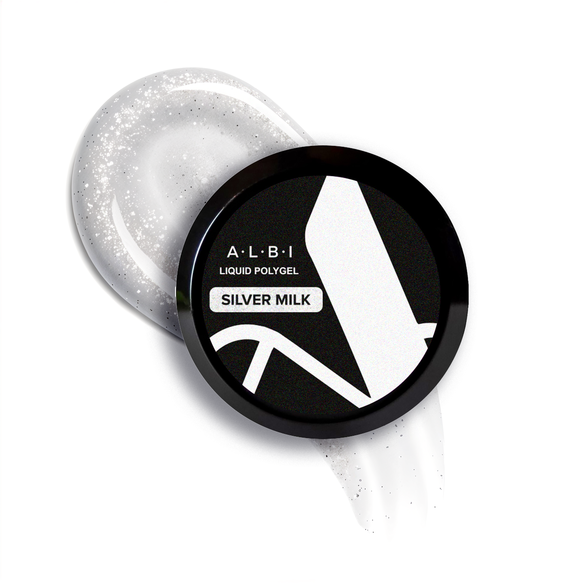 Polygel liquid Albi Silver Milk
