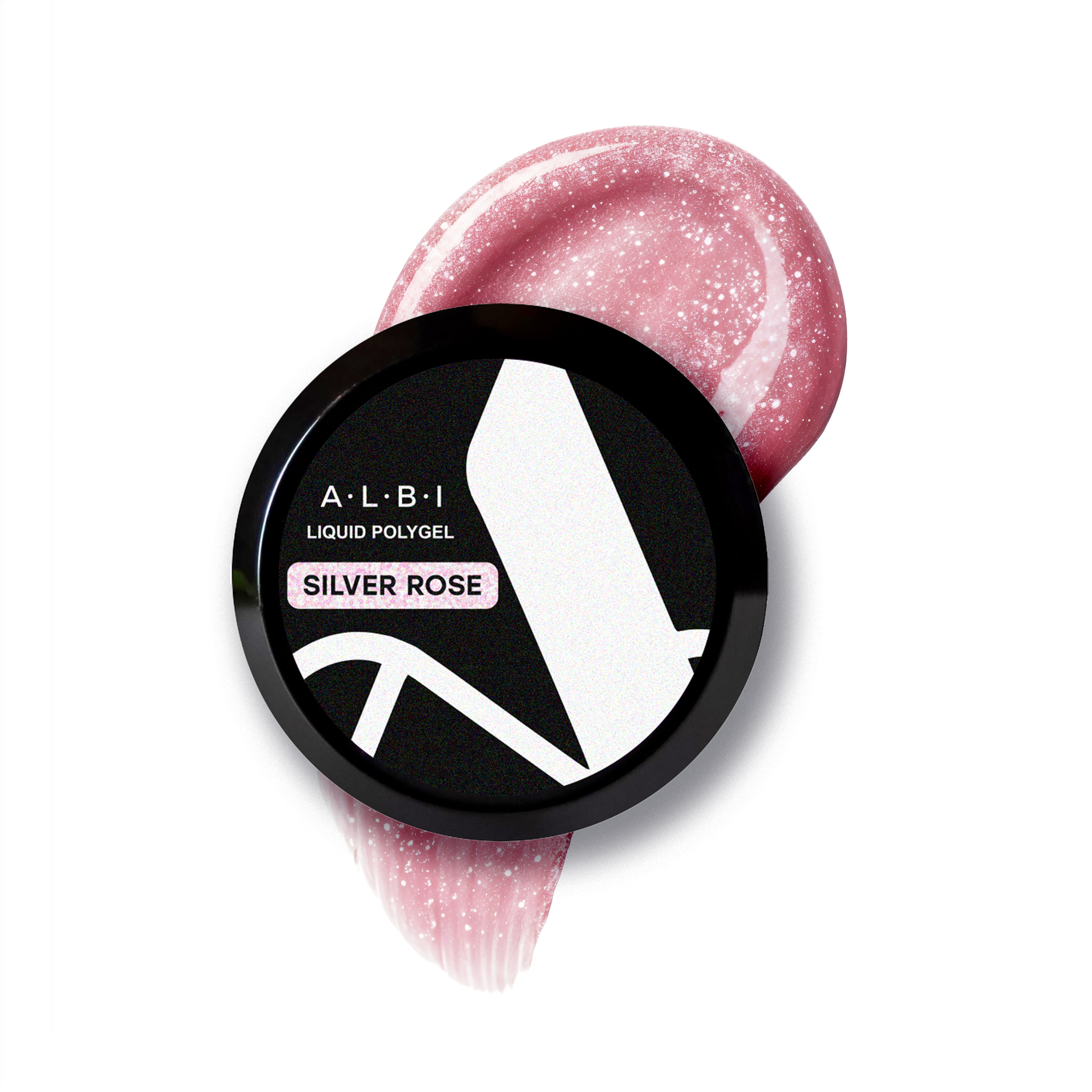 Polygel liquid Albi Silver Rose