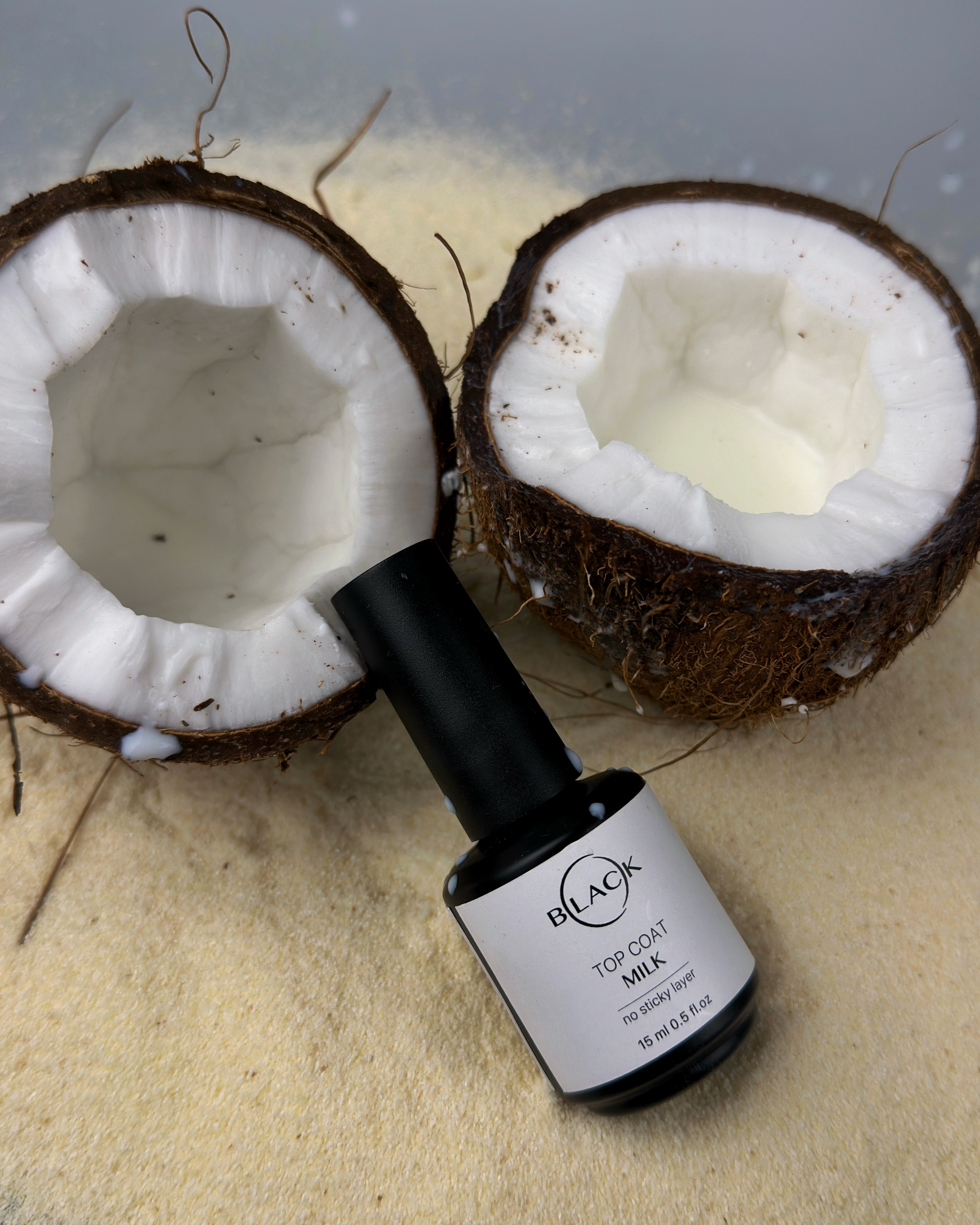 Top Coat Milk Black - ONGLES PRO