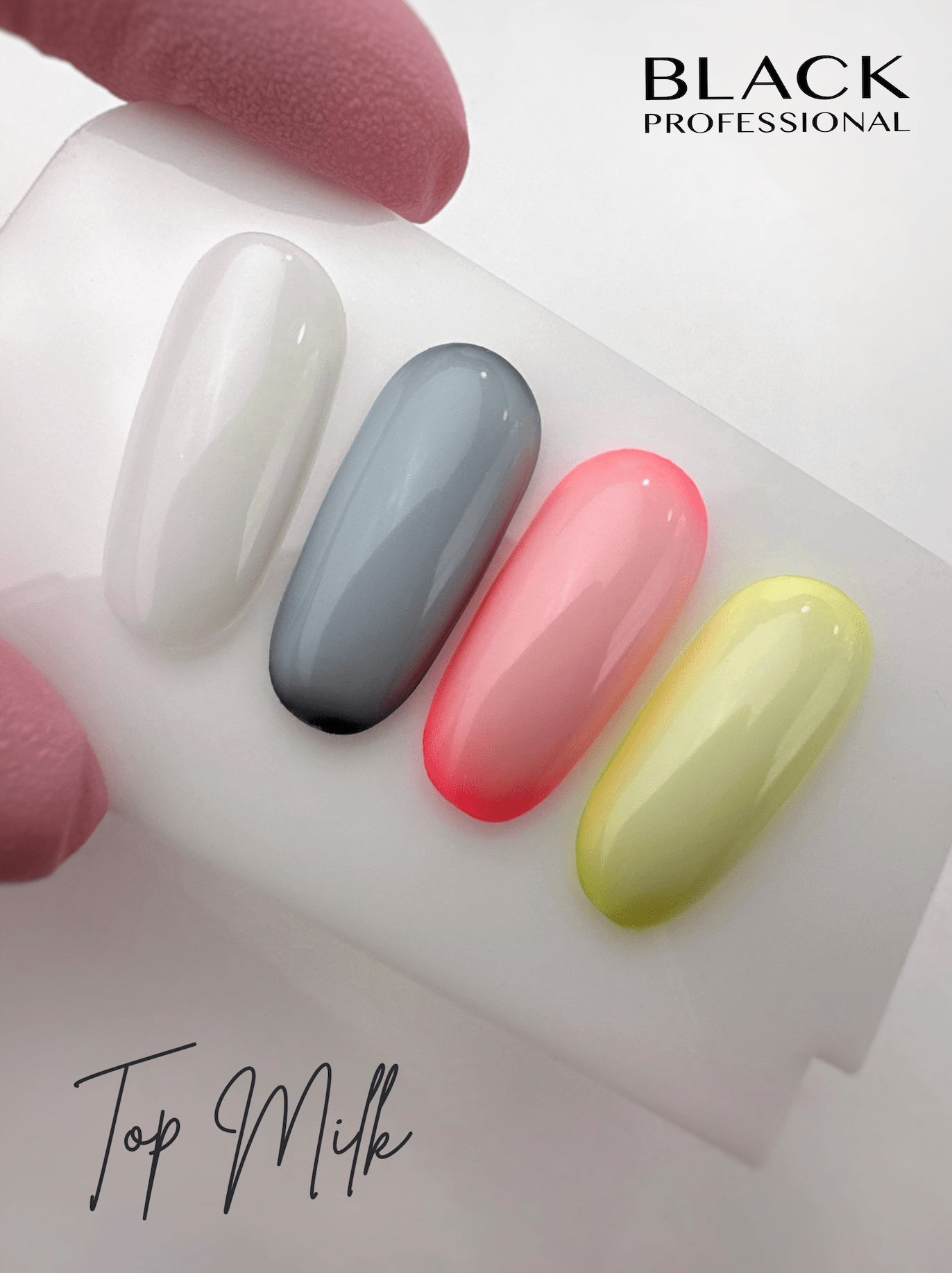 Top Coat Milk Black - ONGLES PRO