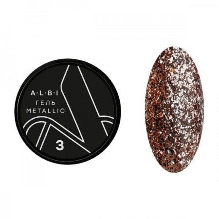 Vernis semi permanent Albi Metallic 3 - ONGLES PRO