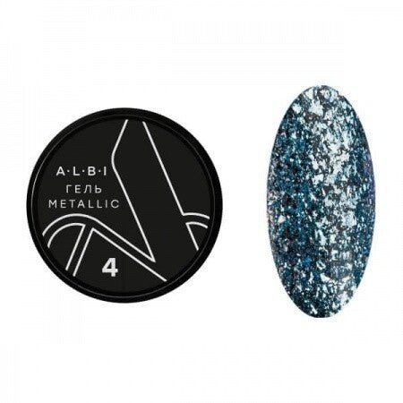 Vernis semi permanent Albi Metallic 4 - ONGLES PRO