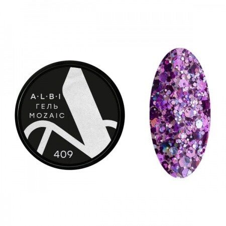 Vernis semi permanent Albi Mozaïc 409 - ONGLES PRO