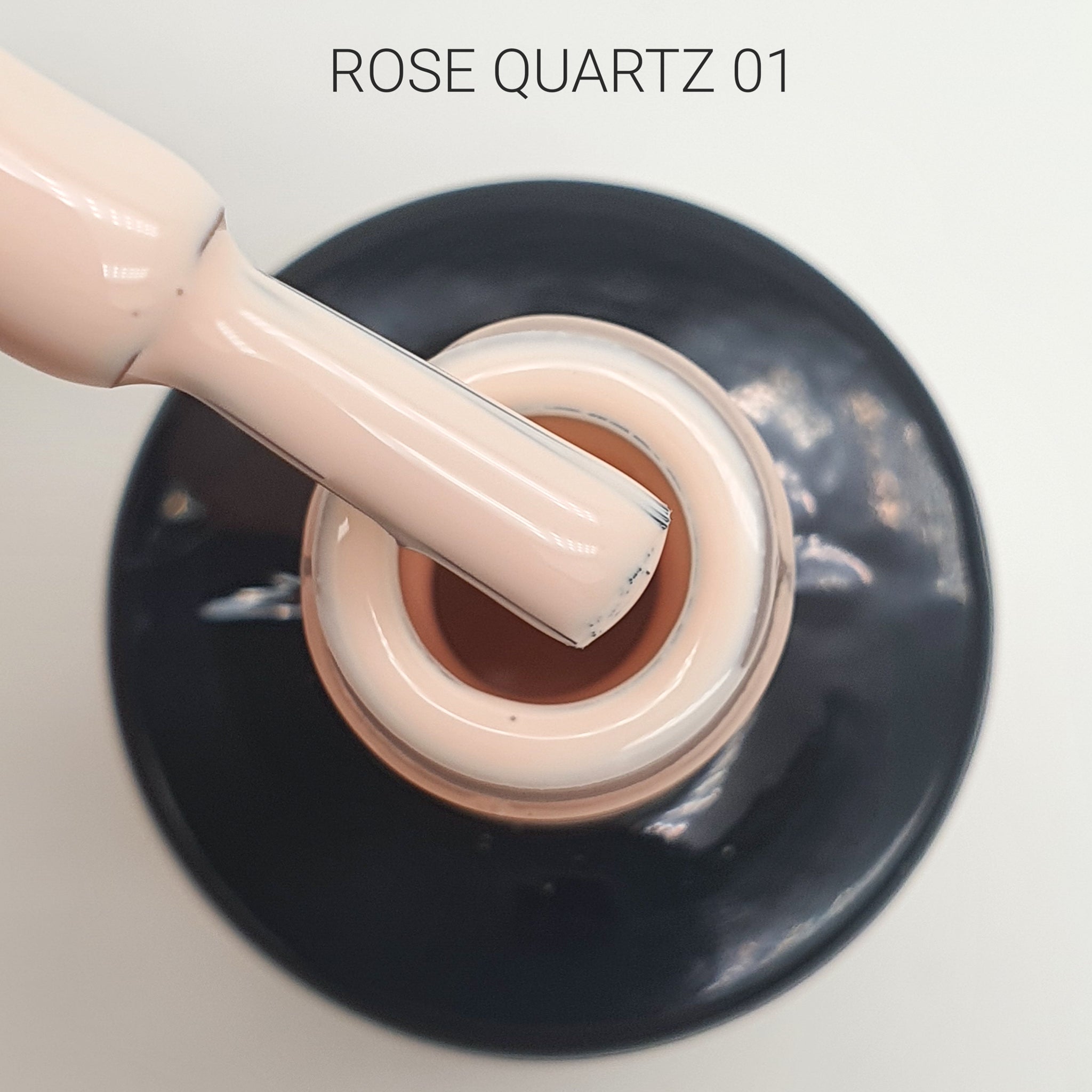 Vernis Semi Permanent Black Professional ROSE QUARTZ 01