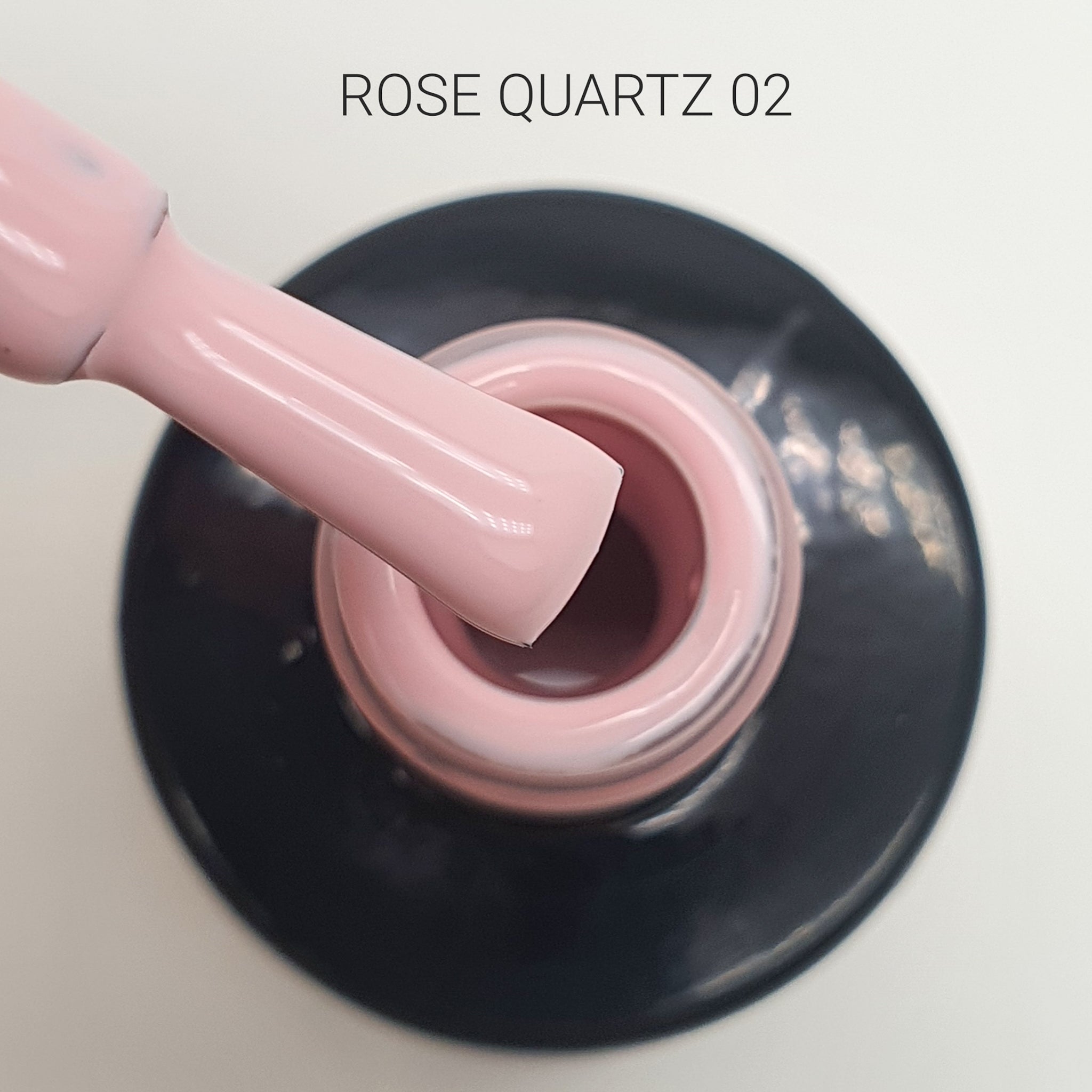 Vernis Semi Permanent Black Professional ROSE QUARTZ 02