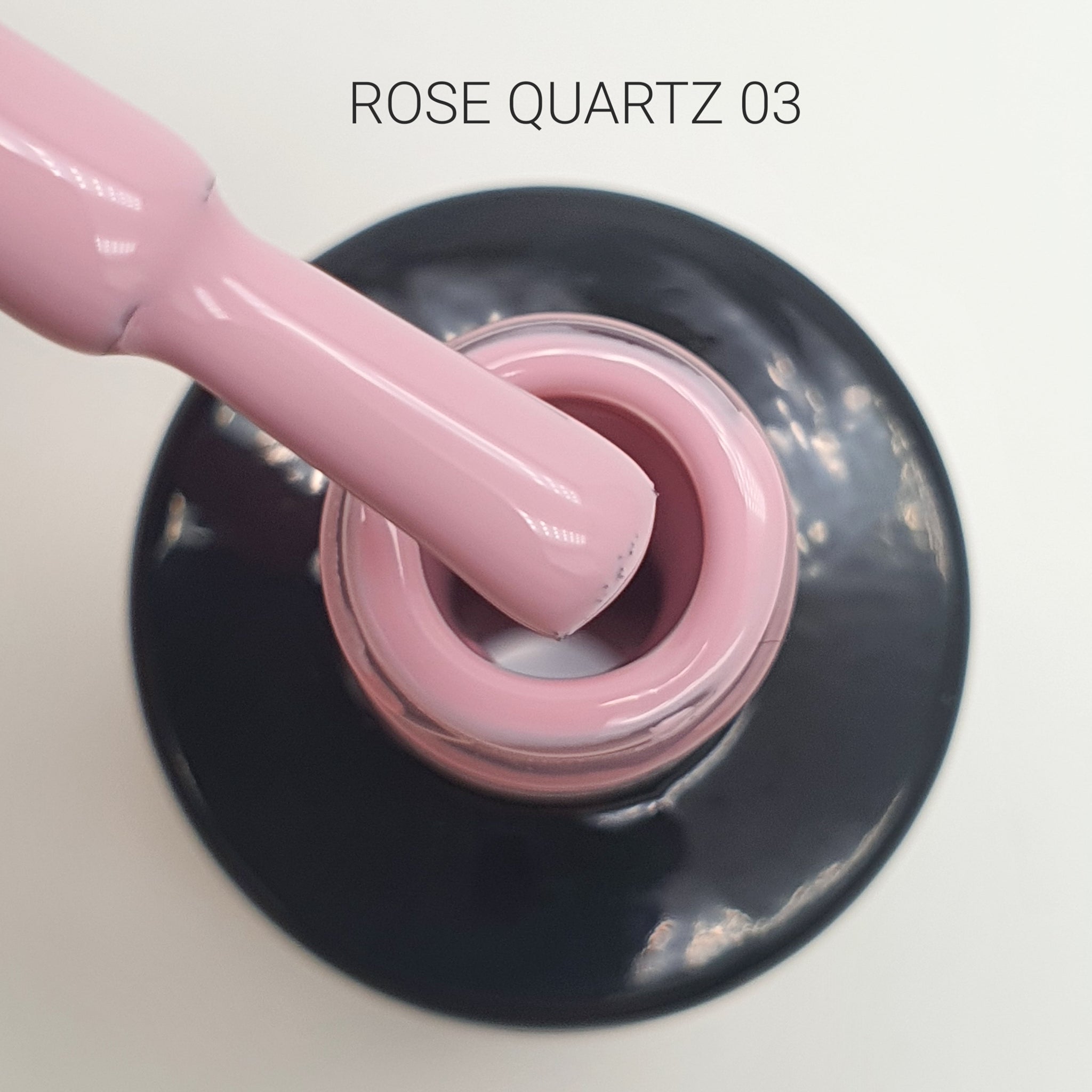Vernis Semi Permanent Black Professional ROSE QUARTZ 03