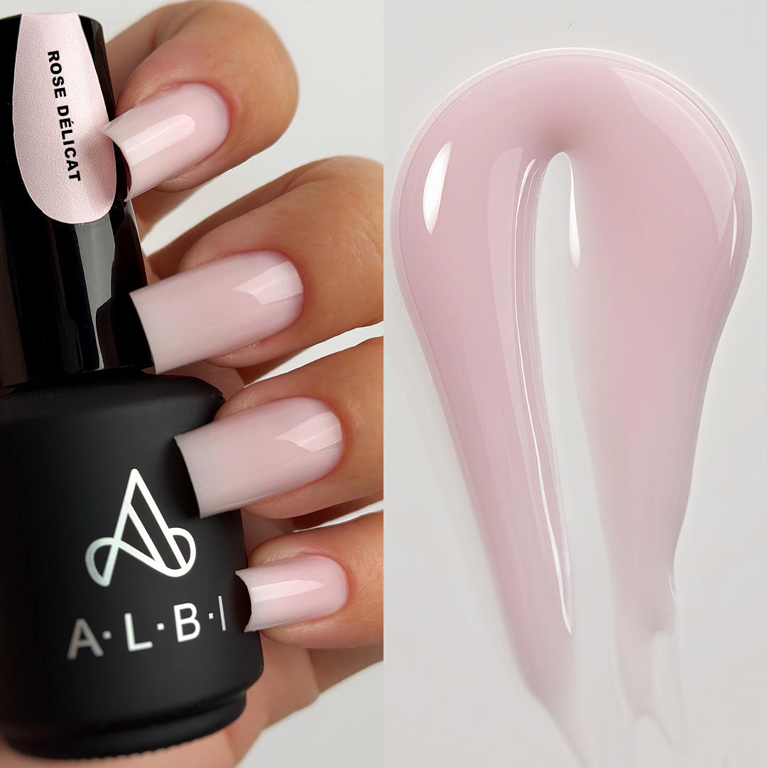 Polygel Liquide Pastel ALBI – Rose Délicat