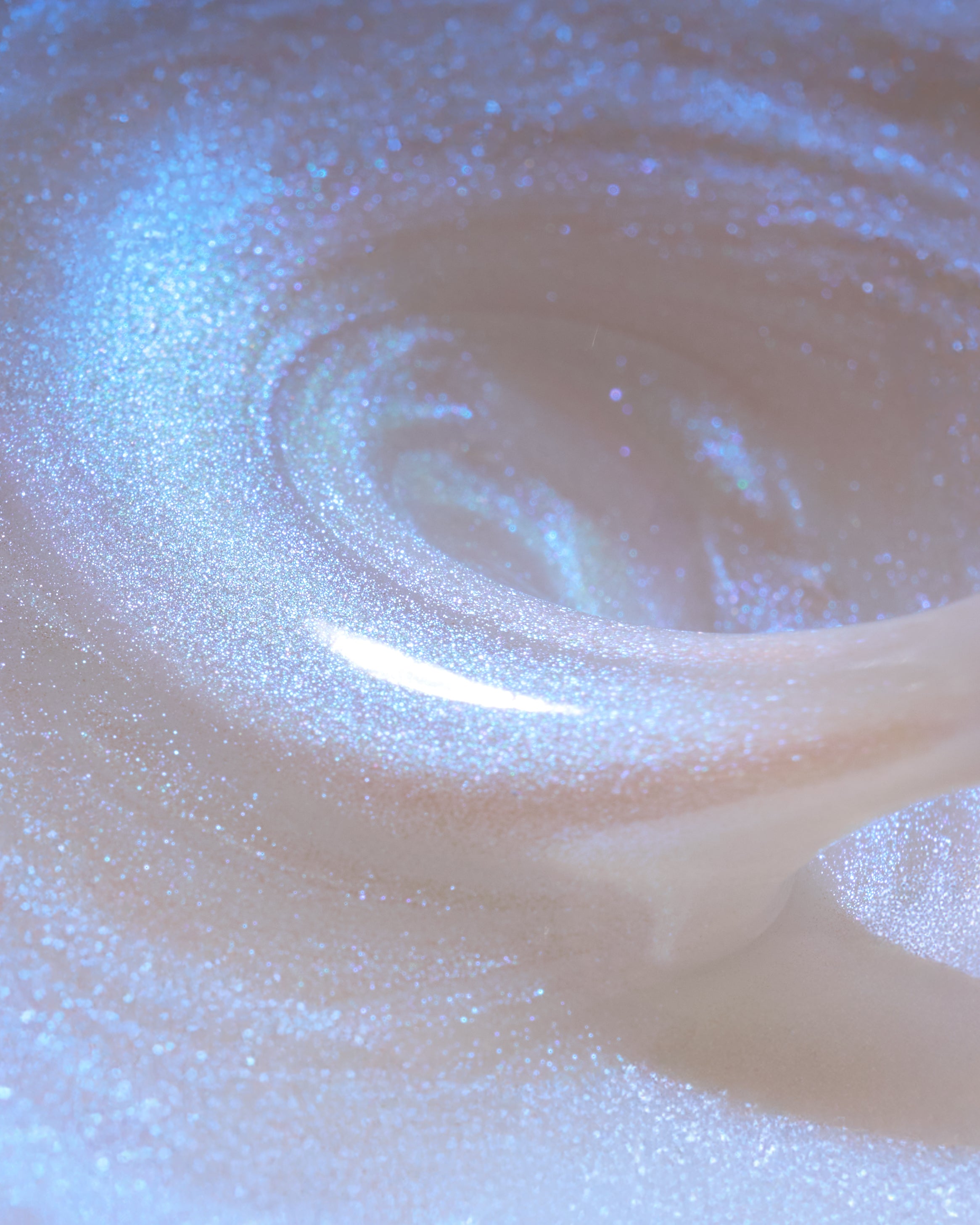 polygel liquid shell blue albi ongles pro