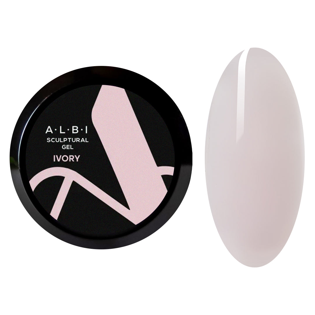sculptural gel ivory albi ongles pro