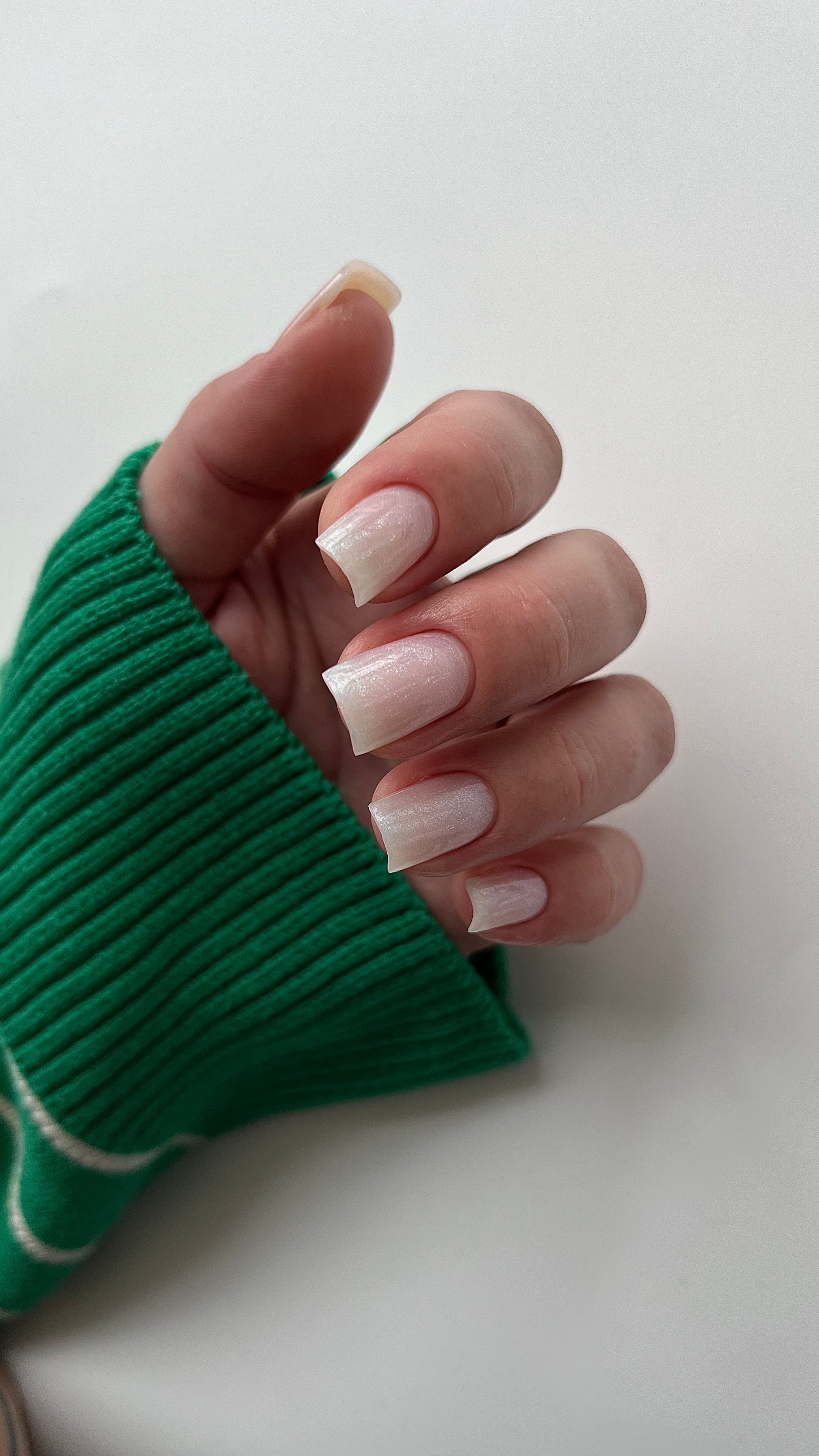 polygel liquid shell silver albi ongles pro