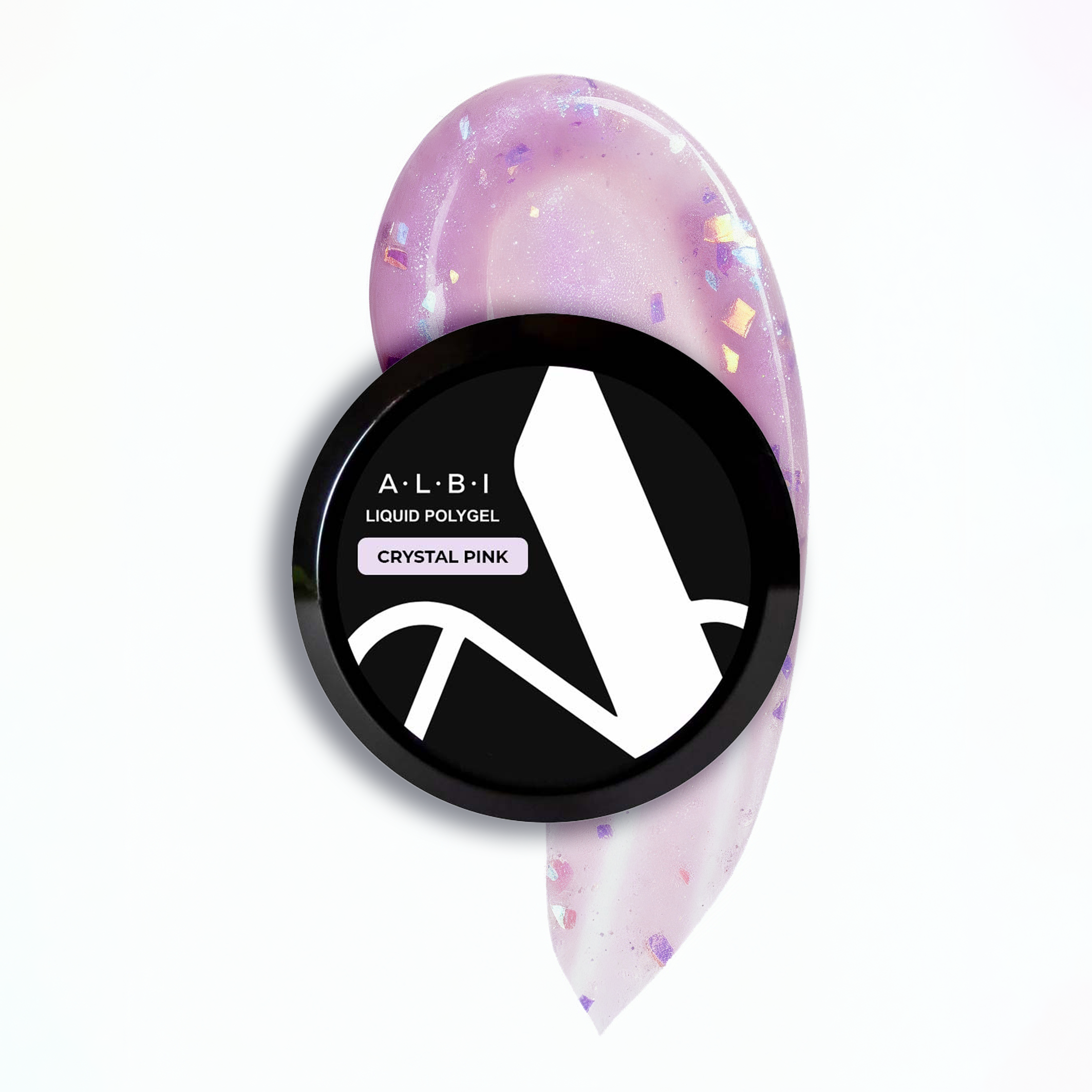Polygel liquid Albi Crystal Pink