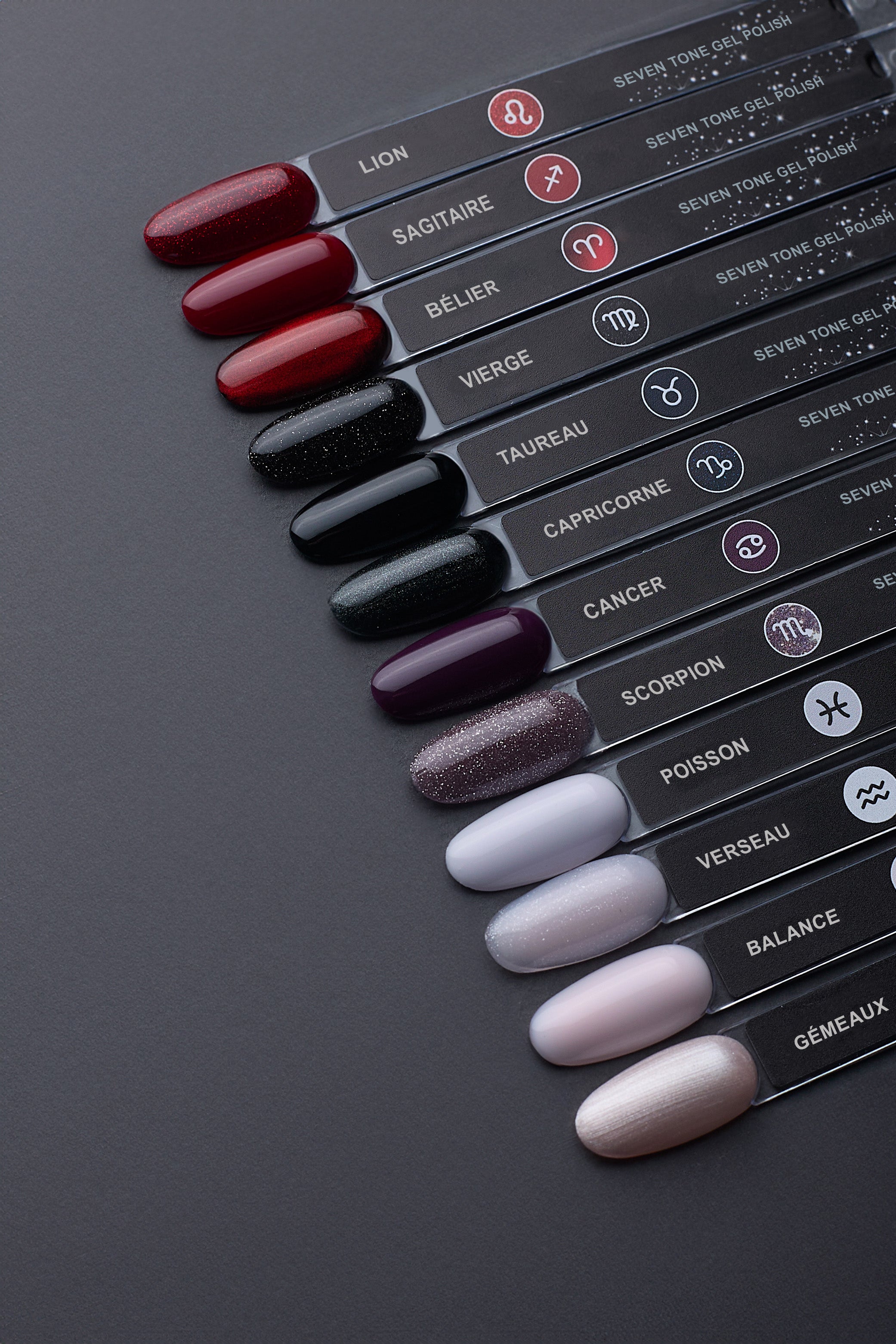 Coffret 12 Signes ZODIAQUE 2026 Vernis semi permanent Seven Tones ALBI