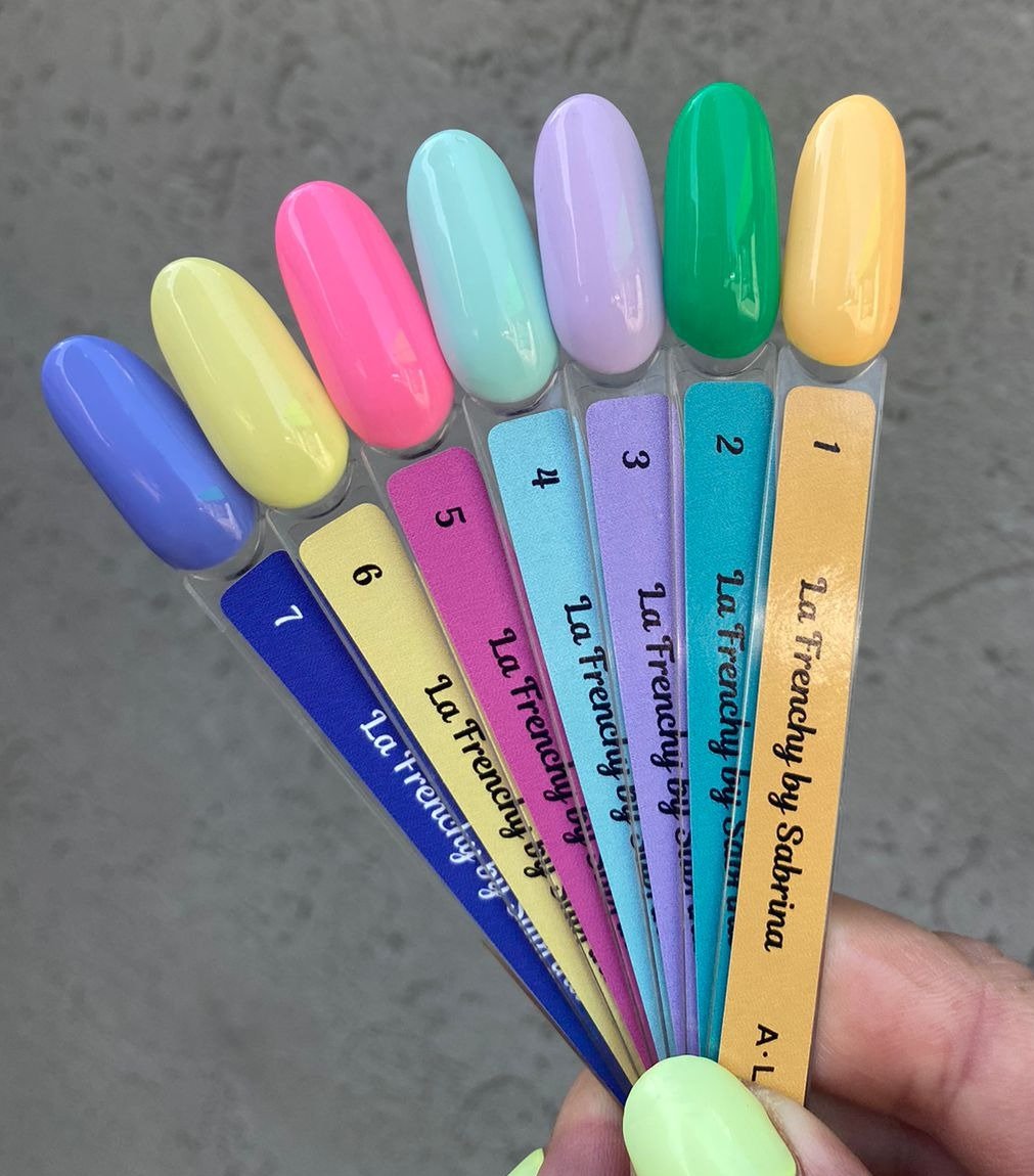 Collection vernis semi-permanent été ALBI La Frenchy by Sabrina — 7 teintes tendances, Ongles Pro France
