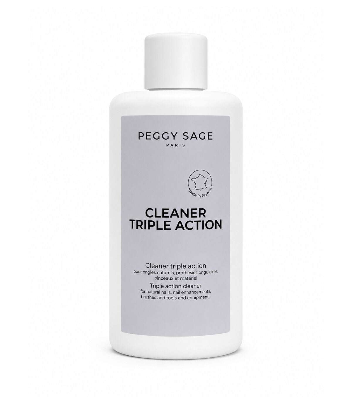 Cleaner triple action Peggy Sage – Solution nettoyante 125ml - ONGLES PRO