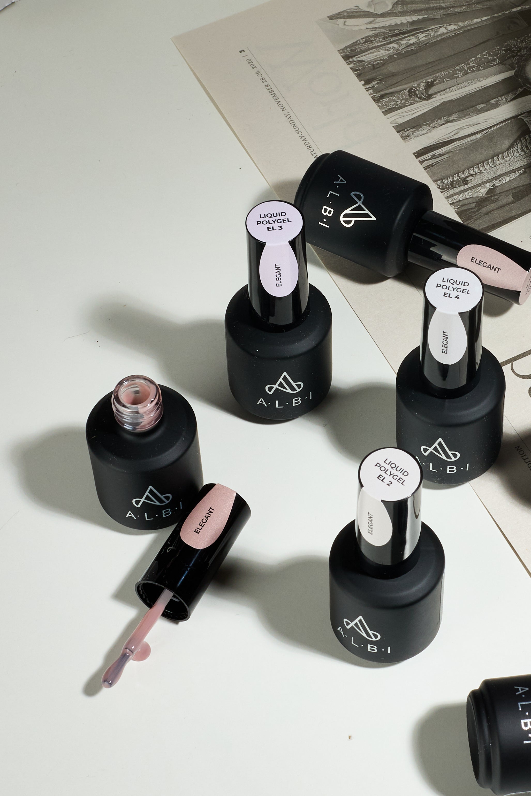 Collection Albi Polygel liquide Elegant 9 + 2