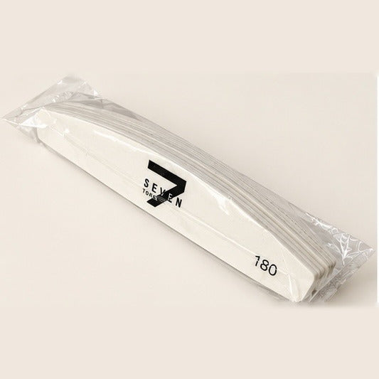 Pack de limes jetables grain 180 Seven Tones dans son sachet plastique scellé