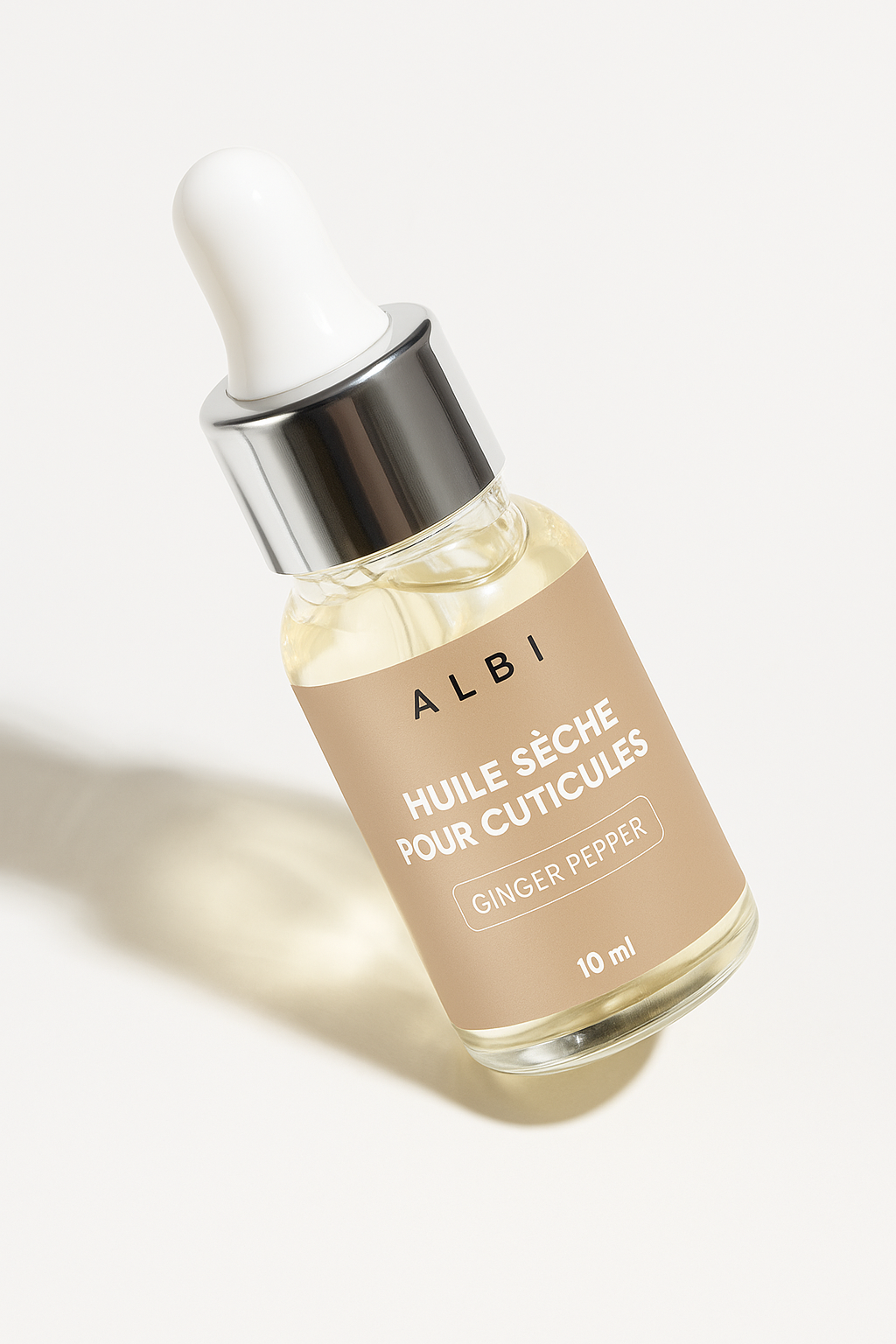 Huile sèche pour cuticules Gingembre Poivre ALBI
