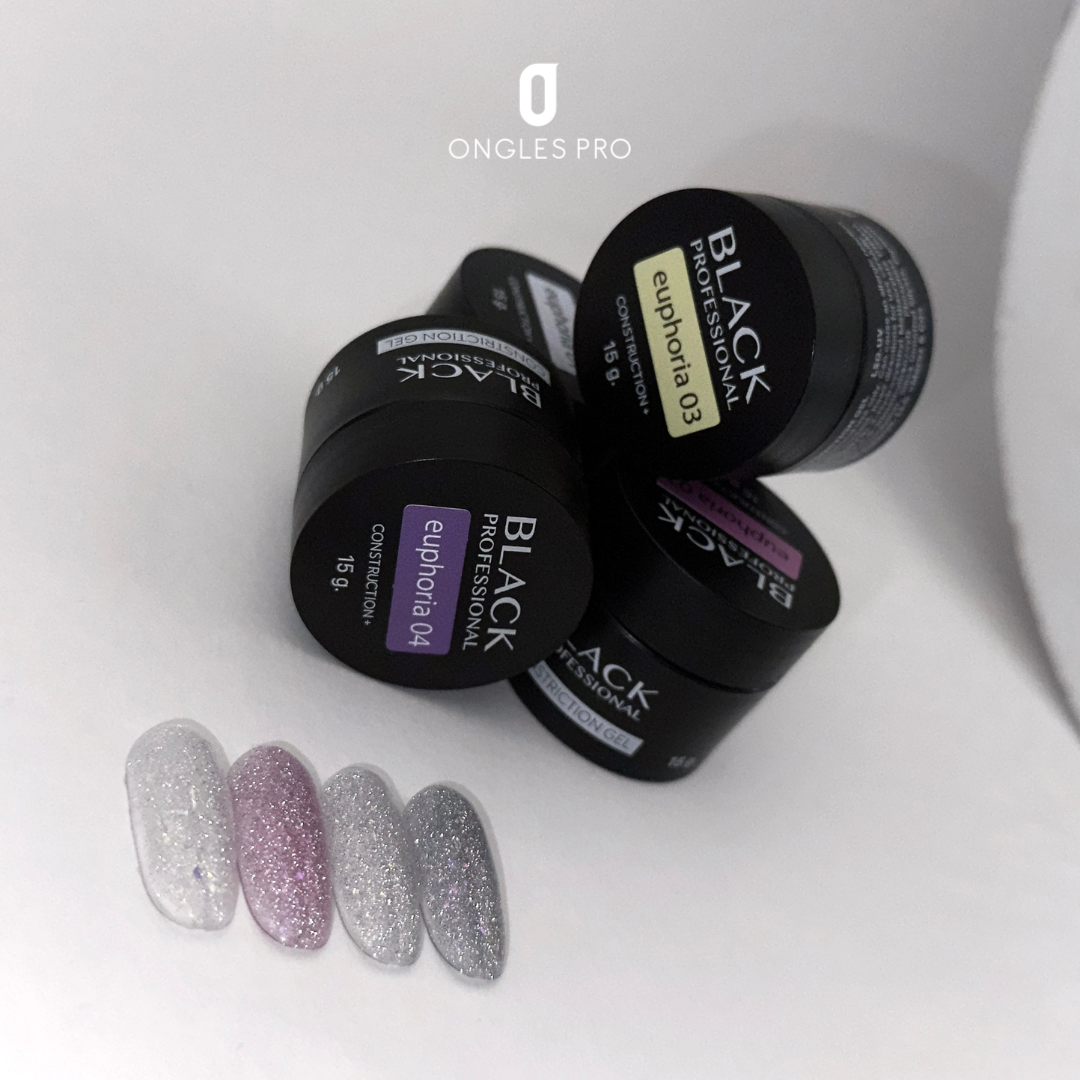 gel euphoria black - ongles pro 