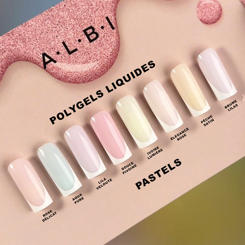 polygel liquide pastels Albi Ongles Pro